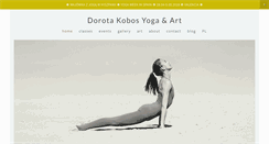 Desktop Screenshot of dorotakobos.com